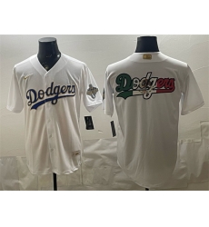 Men Los Angeles Dodgers Team Big Logo White 2026 Gold Collection Stadium Stitched Baseball Jersey