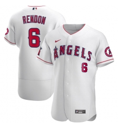 Men Los Angeles Angels 6 Anthony Rendon Men Nike White Flex Base Player MLB Jersey