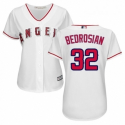 Womens Majestic Los Angeles Angels of Anaheim 32 Cam Bedrosian Replica White Home Cool Base MLB Jersey 