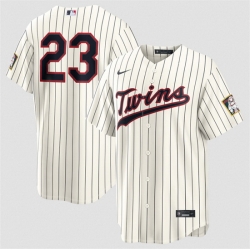 Men Minnesota Twins  Royce Lewis Cream 2026 Field of Dreams Stadium Stitched Baseball Jersey
