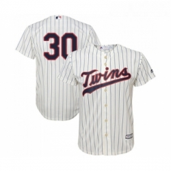 Youth Minnesota Twins 30 Kennys Vargas Replica Cream Alternate Cool Base Baseball Jersey