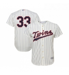 Youth Minnesota Twins 33 Martin Perez Replica Cream Alternate Cool Base Baseball Jersey 