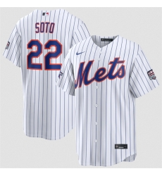 Men New York Mets 22 Juan Soto White 2026 All Star Game USA 250 Patch Stitched Baseball Jersey Men New York Mets 22 Juan Soto White 2026 All Star Game USA 250 Patch Stitched Baseball Jersey