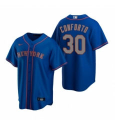 Mens Nike New York Mets 30 Michael Conforto Royal Alternate Road Stitched Baseball Jerse