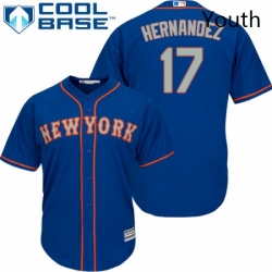 Youth Majestic New York Mets 17 Keith Hernandez Authentic Royal Blue Alternate Road Cool Base MLB Jersey Youth Majestic New York Mets 17 Keith Hernandez Authentic Royal Blue Alternate Road Cool Base MLB Jersey
