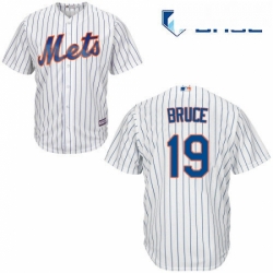 Youth Majestic New York Mets 19 Jay Bruce Authentic White Home Cool Base MLB Jersey  Youth Majestic New York Mets 19 Jay Bruce Authentic White Home Cool Base MLB Jersey