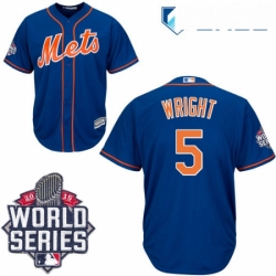 Youth Majestic New York Mets 5 David Wright Authentic Royal Blue Alternate Home Cool Base 2015 World Series MLB Jersey Youth Majestic New York Mets 5 David Wright Authentic Royal Blue Alternate Home Cool Base 2015 World Series MLB Jersey