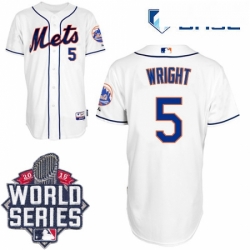 Youth Majestic New York Mets 5 David Wright Authentic White Alternate Cool Base 2015 World Series MLB Jersey Youth Majestic New York Mets 5 David Wright Authentic White Alternate Cool Base 2015 World Series MLB Jersey