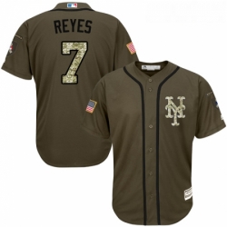 Youth Majestic New York Mets 7 Jose Reyes Replica Green Salute to Service MLB Jersey Youth Majestic New York Mets 7 Jose Reyes Replica Green Salute to Service MLB Jersey