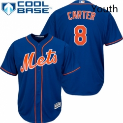 Youth Majestic New York Mets 8 Gary Carter Replica Royal Blue Alternate Home Cool Base MLB Jersey Youth Majestic New York Mets 8 Gary Carter Replica Royal Blue Alternate Home Cool Base MLB Jersey