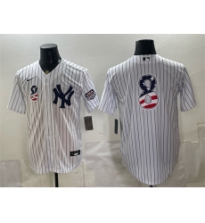 Men New York Yankees 8 Yogi Berra White 2026 USA 250 Fourth of July Home Stadium Stitched Baseball Jersey Men New York Yankees 8 Yogi Berra White 2026 USA 250 Fourth of July Home Stadium Stitched Baseball Jersey