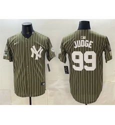 Men New York Yankees 99 Aaron Judge Olive 2026 Armed Forces Day Salute To Service Stitched Baseball Jersey Men New York Yankees 99 Aaron Judge Olive 2026 Armed Forces Day Salute To Service Stitched Baseball Jersey