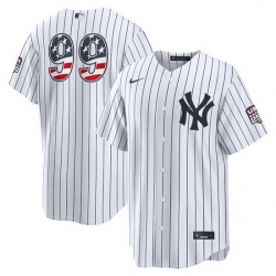 Men New York Yankees  99 Aaron Judge hite USA 250 Fourth of July Home Stadium Stitched Baseball Jersey
