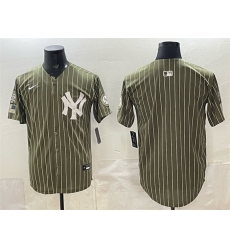 Men New York Yankees Blank Olive 2026 Armed Forces Day Salute To Service Stitched Baseball Jersey Men New York Yankees Blank Olive 2026 Armed Forces Day Salute To Service Stitched Baseball Jersey