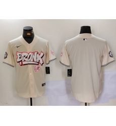 Men New York Yankees Blank The Bronx Graffiti V2 Vapor Limited Stitched Baseball Jersey 2