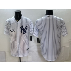 Men New York Yankees x KAWS  2 Derek Jeter Navy Stadium Stitched Baseball Jersey