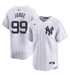 Men Nike New York Yankees 99 Aaron Judge White Cool Base Home Stitched Baseball Jersey