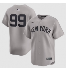 Mens New York Yankees 99 Aaron Judge Nike Gray Road Limited Player Jerseys