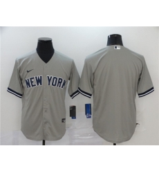 Yankees Blank Gray 2020 Nike Cool Base Jersey