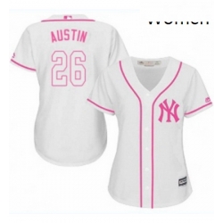 Womens Majestic New York Yankees 26 Tyler Austin Authentic White Fashion Cool Base MLB Jersey  Womens Majestic New York Yankees 26 Tyler Austin Authentic White Fashion Cool Base MLB Jersey