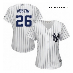 Womens Majestic New York Yankees 26 Tyler Austin Authentic White Home MLB Jersey  Womens Majestic New York Yankees 26 Tyler Austin Authentic White Home MLB Jersey