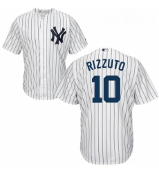 Youth Majestic New York Yankees 10 Phil Rizzuto Authentic White Home MLB Jersey