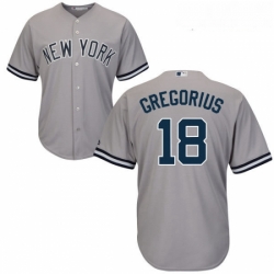 Youth Majestic New York Yankees 18 Didi Gregorius Authentic Grey Road MLB Jersey Youth Majestic New York Yankees 18 Didi Gregorius Authentic Grey Road MLB Jersey