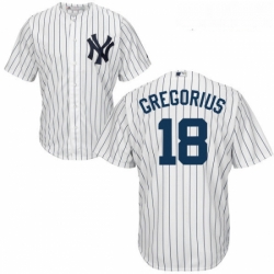 Youth Majestic New York Yankees 18 Didi Gregorius Replica White Home MLB Jersey Youth Majestic New York Yankees 18 Didi Gregorius Replica White Home MLB Jersey