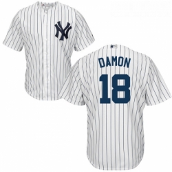 Youth Majestic New York Yankees 18 Johnny Damon Authentic White Home MLB Jersey Youth Majestic New York Yankees 18 Johnny Damon Authentic White Home MLB Jersey