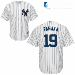 Youth Majestic New York Yankees 19 Masahiro Tanaka Replica White Home MLB Jersey Youth Majestic New York Yankees 19 Masahiro Tanaka Replica White Home MLB Jersey