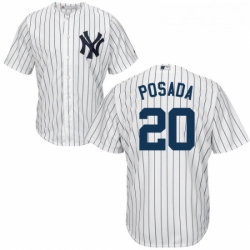 Youth Majestic New York Yankees 20 Jorge Posada Authentic White Home MLB Jersey Youth Majestic New York Yankees 20 Jorge Posada Authentic White Home MLB Jersey