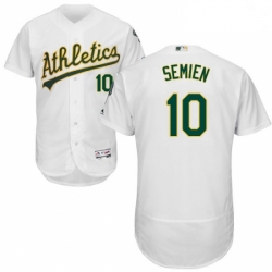 Mens Majestic Oakland Athletics 10 Marcus Semien White Home Flex Base Authentic Collection MLB Jersey Mens Majestic Oakland Athletics 10 Marcus Semien White Home Flex Base Authentic Collection MLB Jersey
