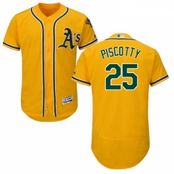 Mens Majestic Oakland Athletics 25 Stephen Piscotty Gold Alternate Flex Base Authentic Collection MLB Jersey Mens Majestic Oakland Athletics 25 Stephen Piscotty Gold Alternate Flex Base Authentic Collection MLB Jersey