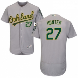 Mens Majestic Oakland Athletics 27 Catfish Hunter Grey Road Flex Base Authentic Collection MLB Jersey Mens Majestic Oakland Athletics 27 Catfish Hunter Grey Road Flex Base Authentic Collection MLB Jersey