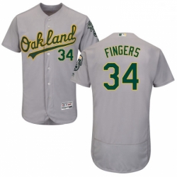 Mens Majestic Oakland Athletics 34 Rollie Fingers Grey Road Flex Base Authentic Collection MLB Jersey Mens Majestic Oakland Athletics 34 Rollie Fingers Grey Road Flex Base Authentic Collection MLB Jersey