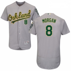 Mens Majestic Oakland Athletics 8 Joe Morgan Grey Road Flex Base Authentic Collection MLB Jersey Mens Majestic Oakland Athletics 8 Joe Morgan Grey Road Flex Base Authentic Collection MLB Jersey