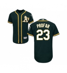 Mens Oakland Athletics 23 Jurickson Profar Green Alternate Flex Base Authentic Collection Baseball Jersey