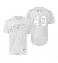 Oakland Athletics Joakim Soria Pepe White 2019 Players Weekend MLB Jersey