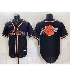 Men San Francisco Giants Team Big Logo 2026 Fashion Replica Black Out Stitched Baseball Jerseys