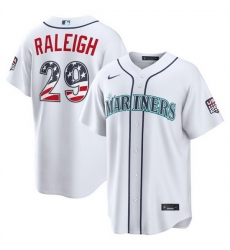 Men Seattle Mariners 29 Big Dumper White USA 250 Fourth of July Home Stitched Baseball Jersey Men Seattle Mariners 29 Big Dumper White USA 250 Fourth of July Home Stitched Baseball Jersey