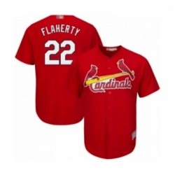 Youth St. Louis Cardinals #22 Jack Flaherty Authentic Red Alternate Cool Base Baseball Player Jersey