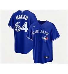Men Toronto Blue Jays Adam Macko 64 Blue Away Flex Base Stitched Baseball Jersey Men Toronto Blue Jays Adam Macko 64 Blue Away Flex Base Stitched Baseball Jersey