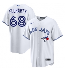 Men Toronto Blue Jays Mason Fluharty 68 White Home Limited Stitched Baseball Jersey Men Toronto Blue Jays Mason Fluharty 68 White Home Limited Stitched Baseball Jersey