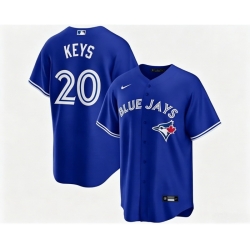 Men Toronto Blue Jays Sean Keys 20 Blue Away Flex Base Stitched Baseball Jersey