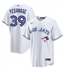 Men Toronto Blue Jays Trey Yesavage 39 White Home Limited Stitched Baseball Jersey