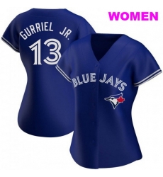 WOMEN'S TORONTO BLUE JAYS #13 LOURDES GURRIEL JR. ROYAL ALTERNATE JERSEY