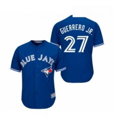 Youth Toronto Blue Jays 27 Vladimir Guerrero Jr Replica Blue Alternate Baseball Jersey 