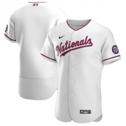 Men Washington Nationals Men Nike White Alternate 2020 Flex Base Team MLB Jersey