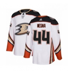 Youth Adidas Anaheim Ducks 44 Jaycob Megna Authentic White Away NHL Jersey 