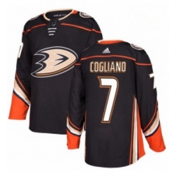 Youth Adidas Anaheim Ducks 7 Andrew Cogliano Premier Black Home NHL Jersey 